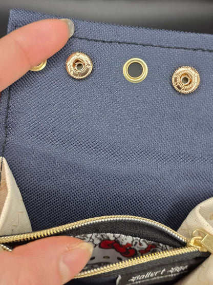 W12.6 wallet - upcycled, Hallo Katze