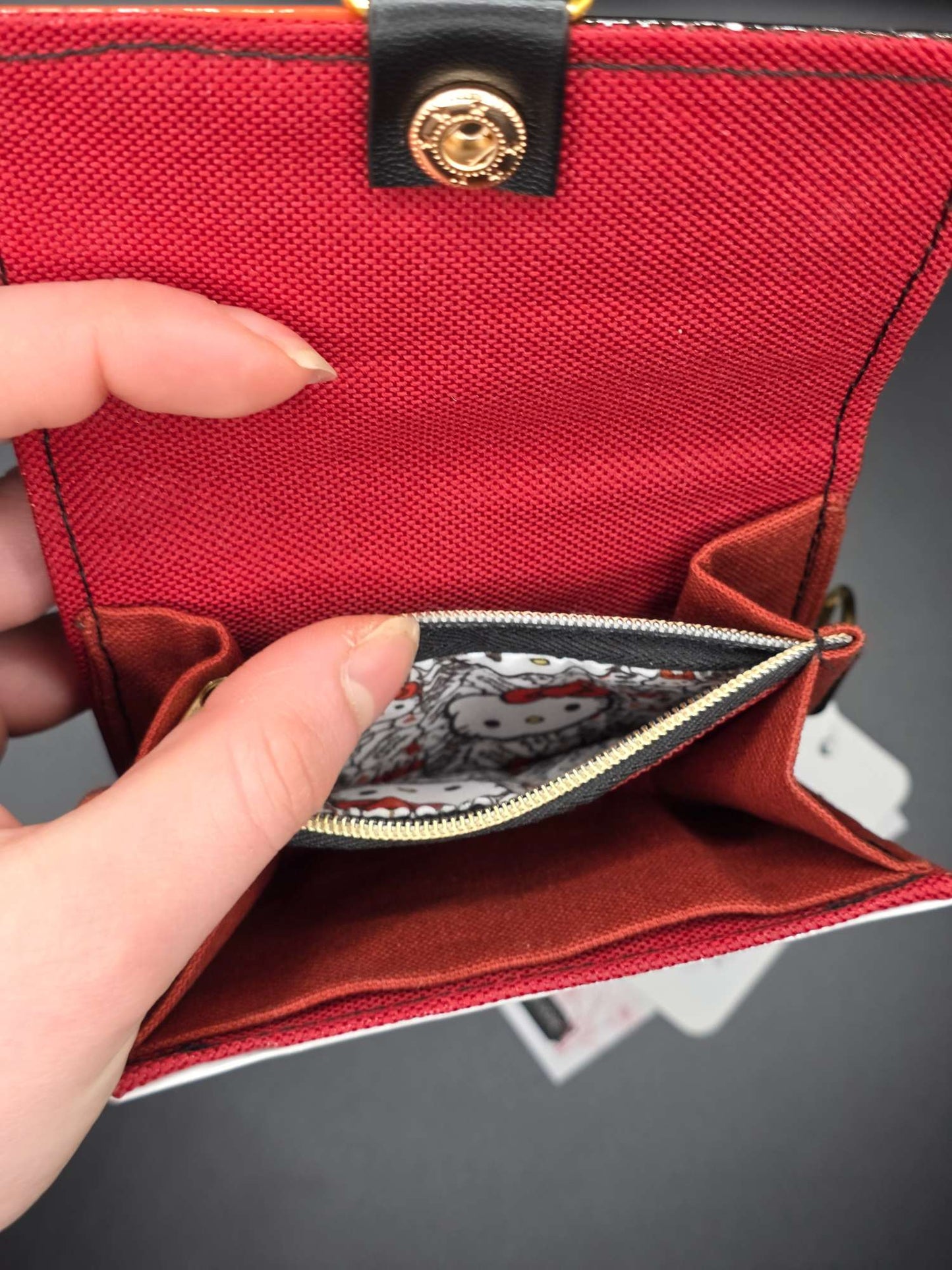 W12.9 wallet - upcycled, Hallo Katze