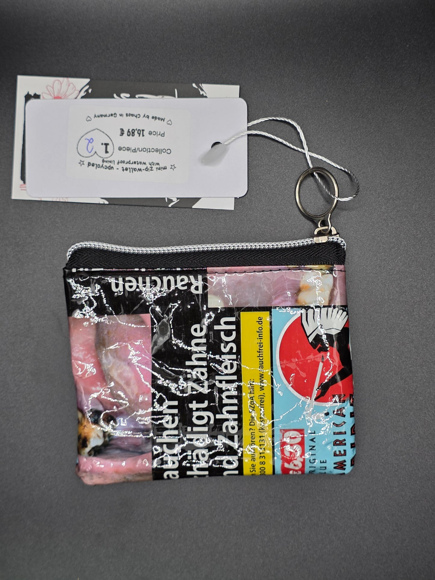 Mini zip wallets - Upcycled