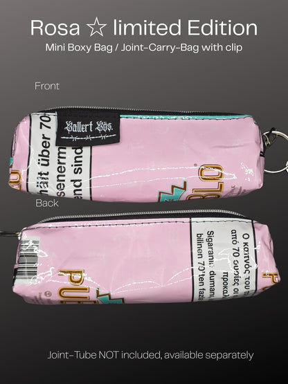 Mini Boxy Bag Charm, Joint-Carry-Bag - Upcycled