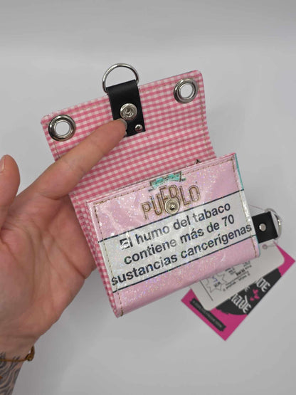 W19.5 wallet - upcycled ✨️holo punkte✨️