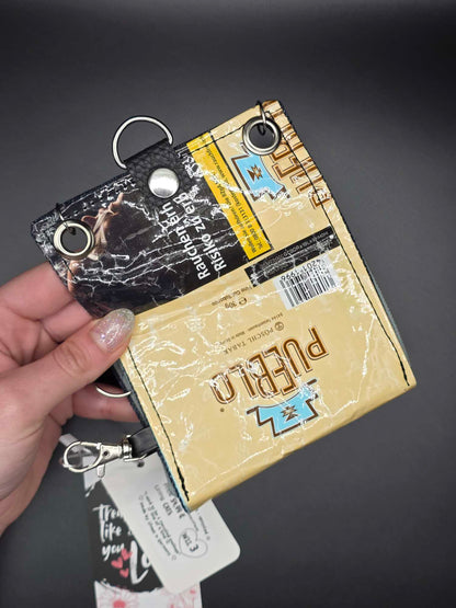 W11.3 wallet - upcycled, Cats inside