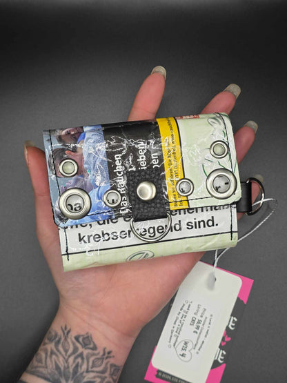 W15.4 wallet - upcycled, cats