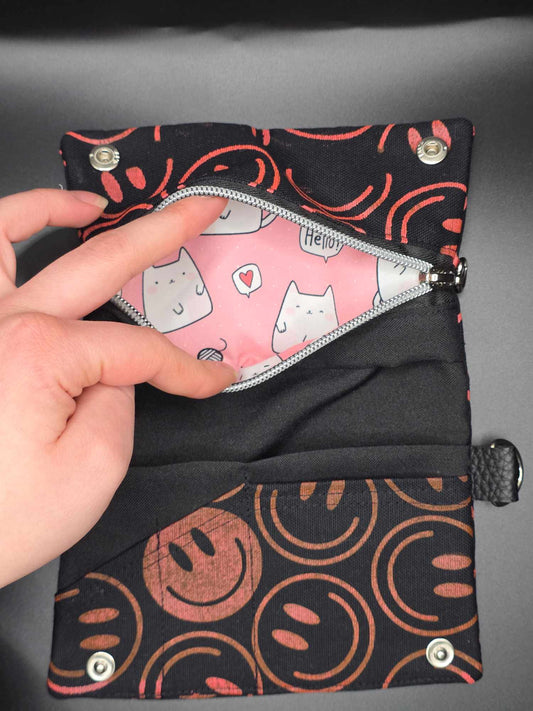 TT11.2 Tabacco pouch, neon Smileys