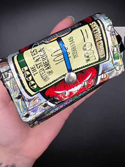 6.5 upcycling wallet - CATS (calibags)
