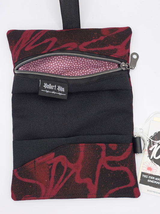 4.1 Tabacco pouch - basic - black purple bleach pattern