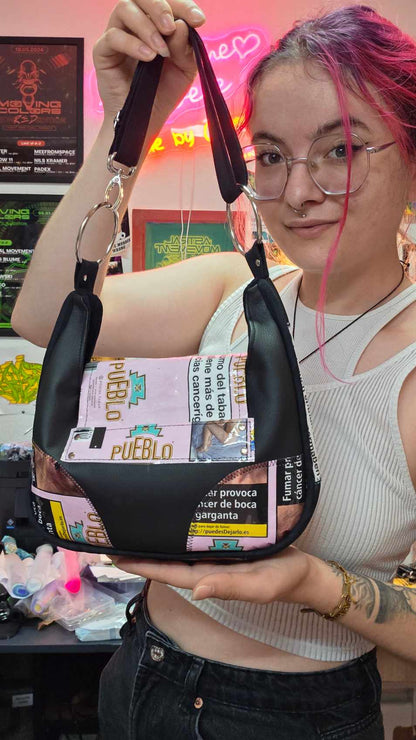 Tabak Handtasche, rosa - Version 3