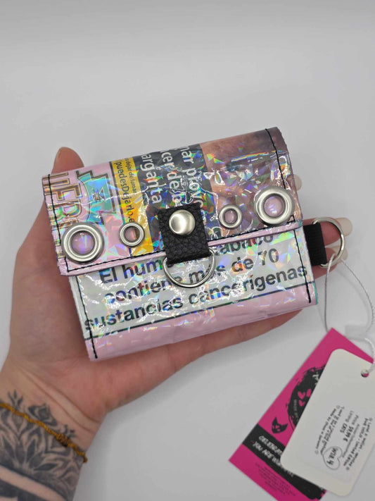 W18.4 wallet - upcycled ✨️holo glas✨️