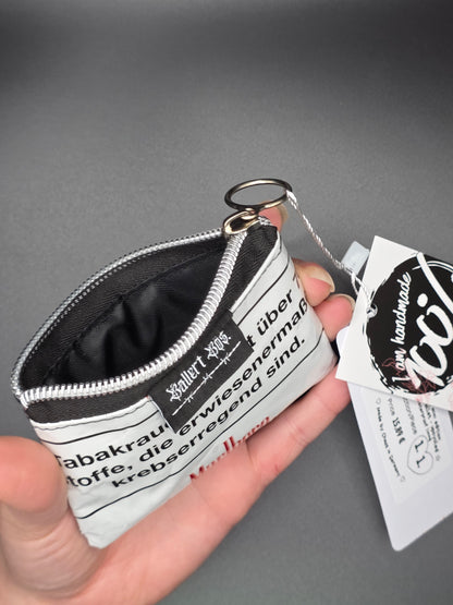 mini zip wallet - Upcycled