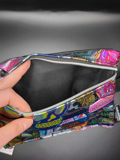 TB1.6 Trippy Zip Bag - upcycled *B-Ware*
