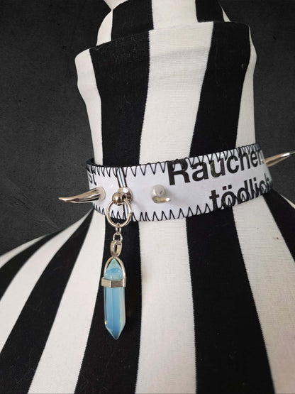 CH1.1 Choker Halsband, upcycled