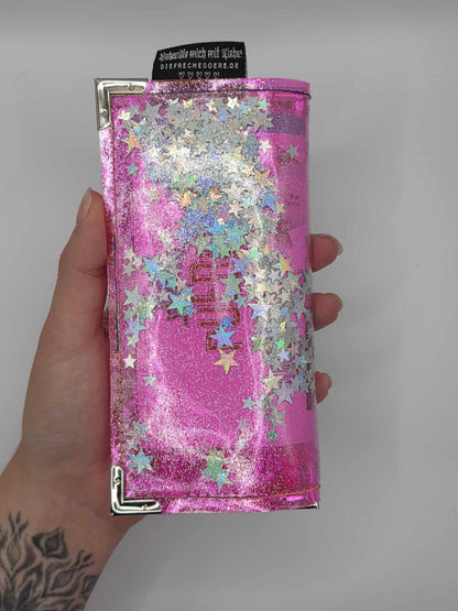 ☆Shaker Jelly Tabakbeutel, Transparent, pink Nr. 1