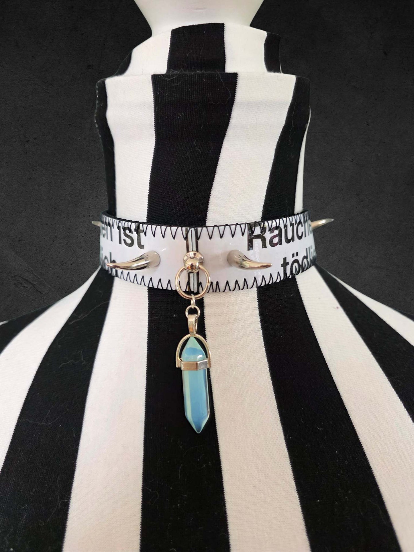 CH1.1 Choker Halsband, upcycled