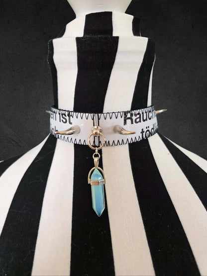 CH1.1 Choker Halsband, upcycled