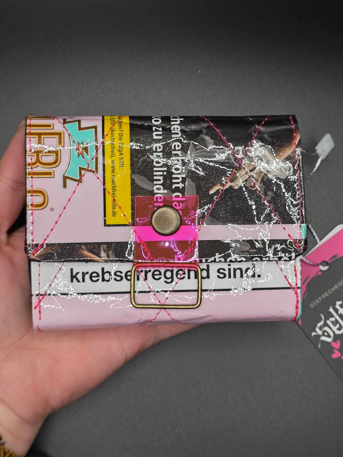 W22.2 Geldbeutel - upcycled, mit Kartenfächer