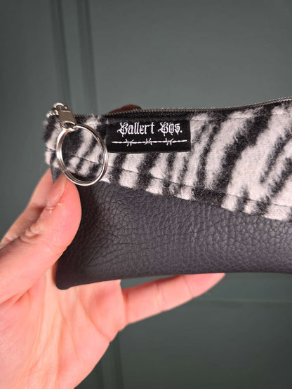 Animal Zip Wallet, Zebra