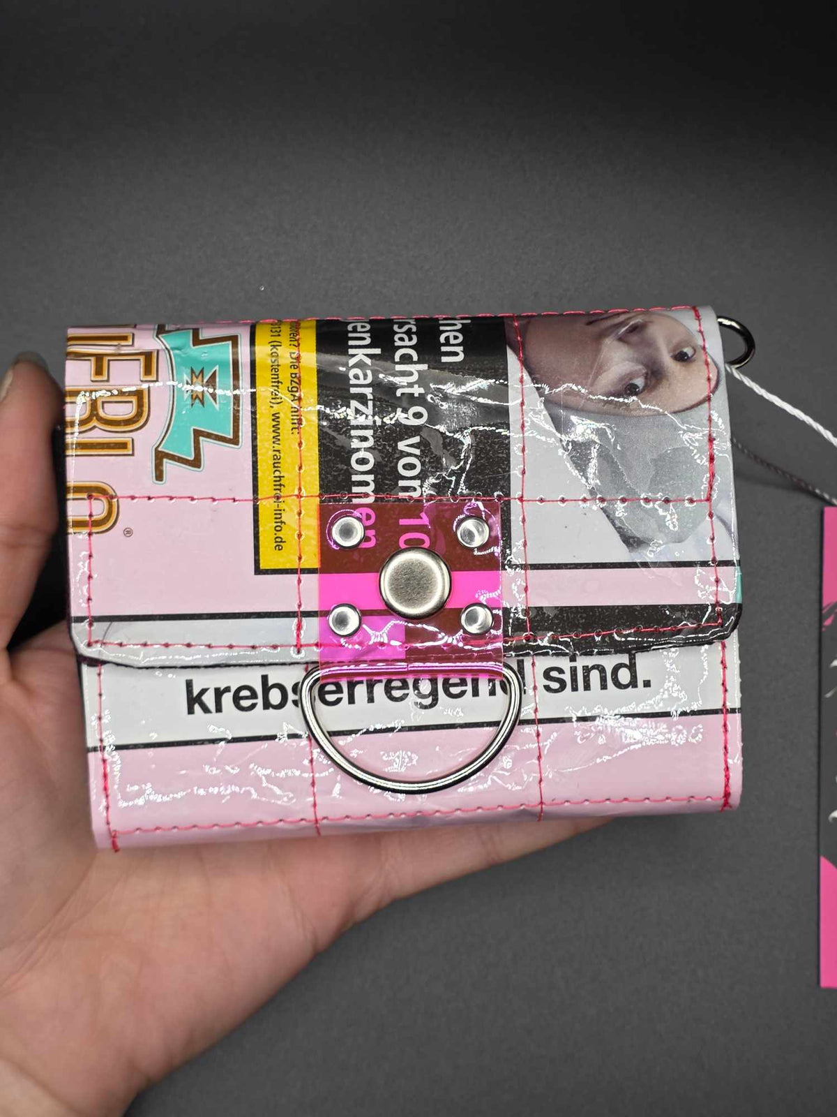 W22.5 Geldbeutel - upcycled, mit Kartenfächer