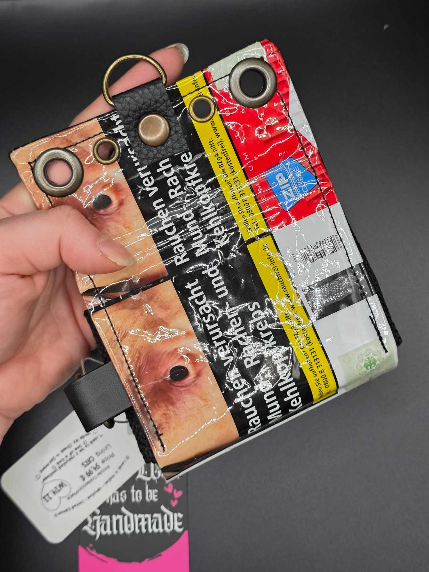W14.11 wallet - upcycled, cats