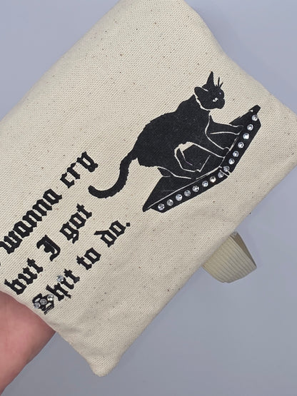 2.4 Tabacco pouch - nature - hidden cats