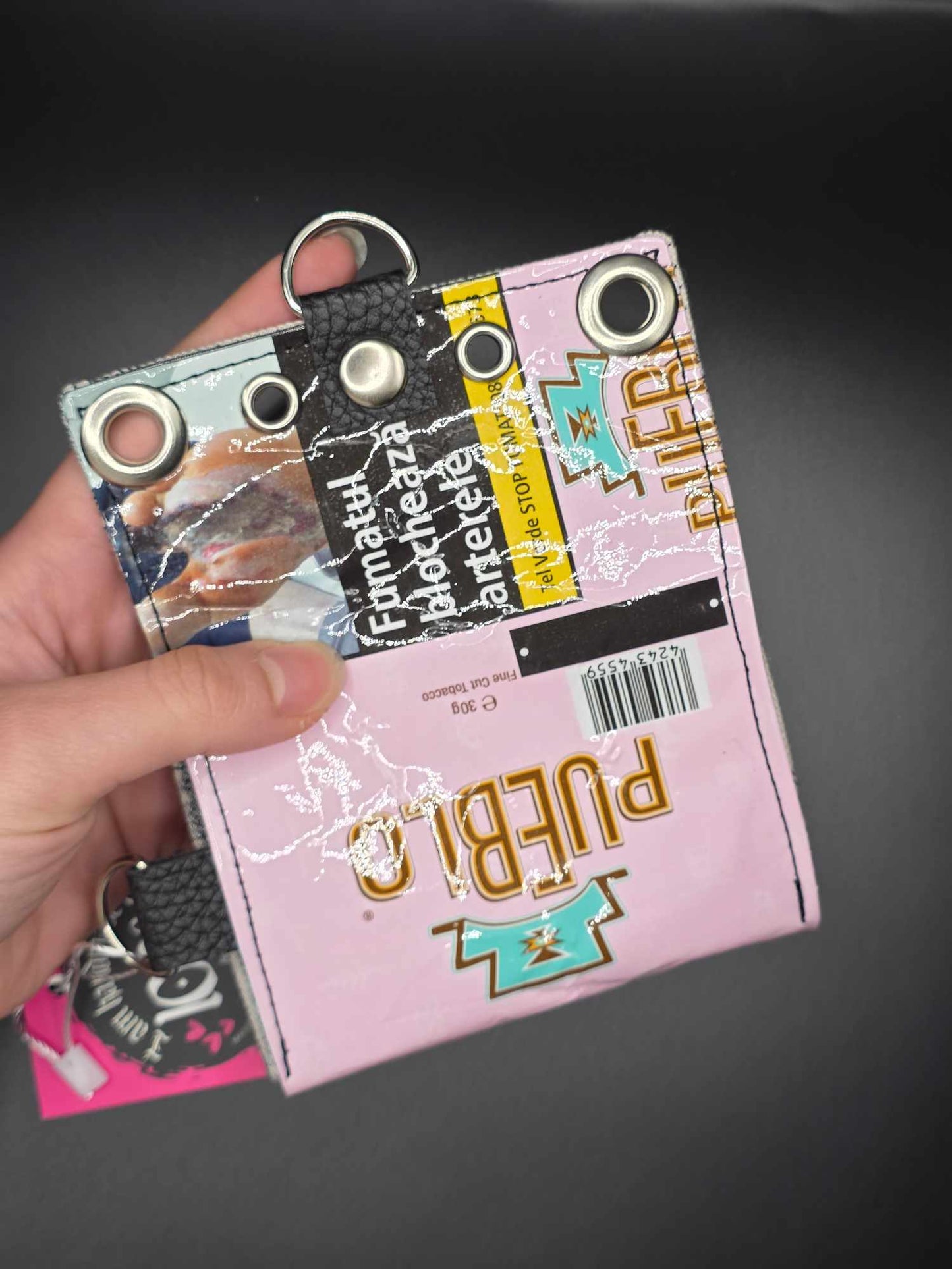 W16.13 wallet - upcycled, black