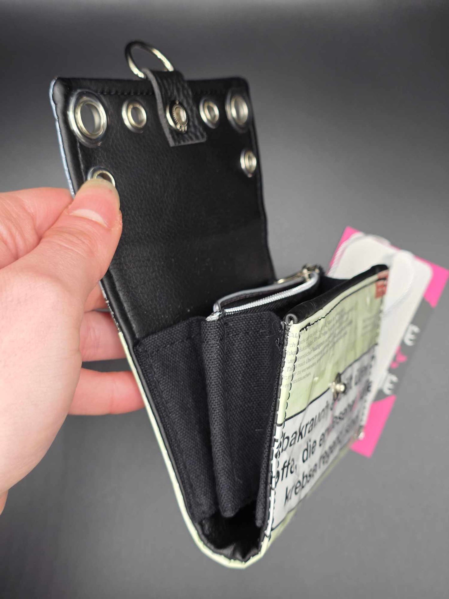 W15.4 wallet - upcycled, cats