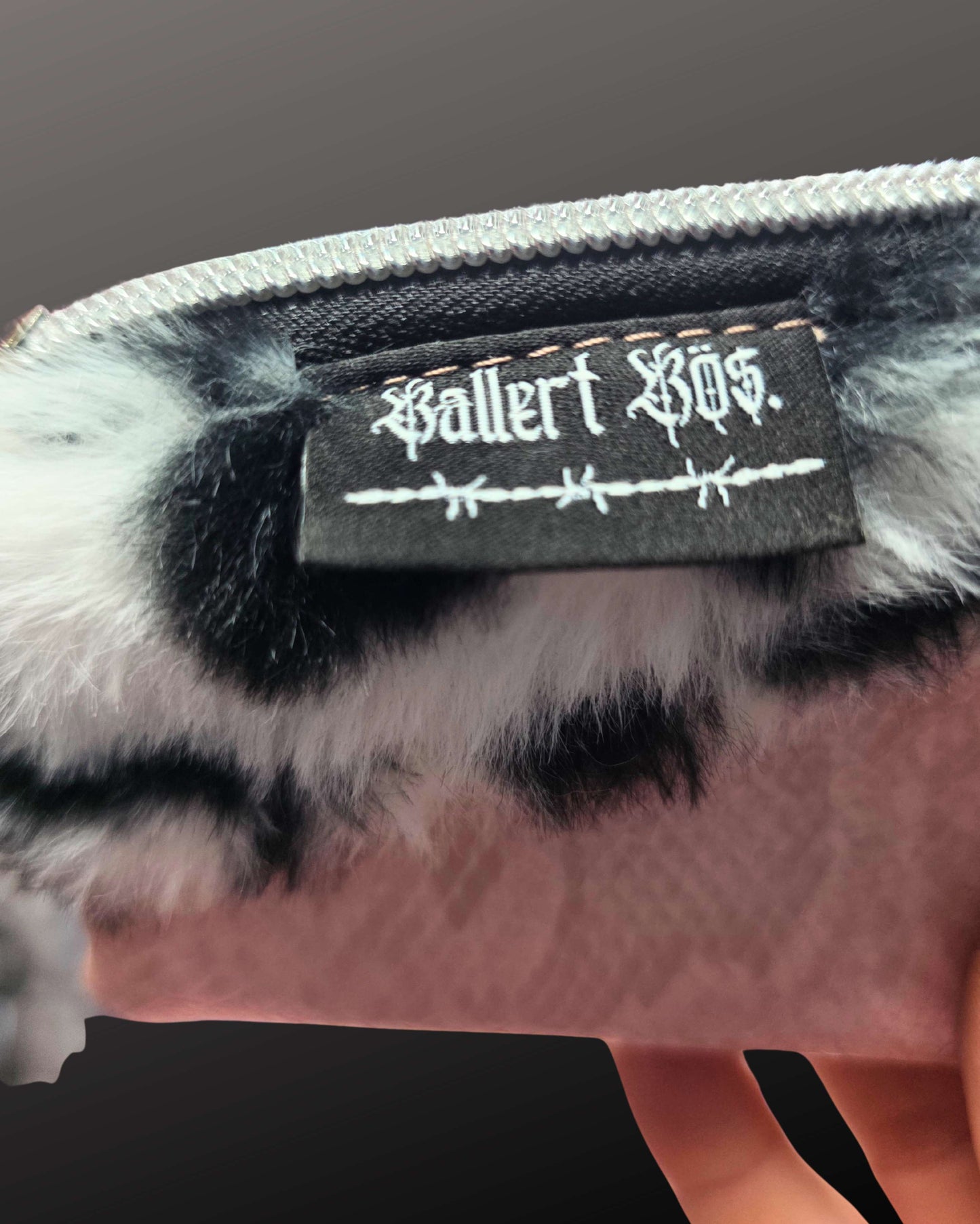 Snake Zip Wallet, pink with wristband