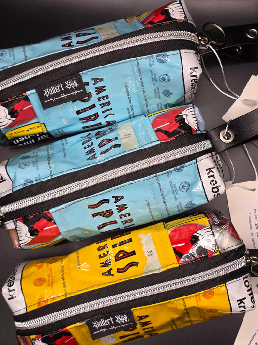 Upcycled Boxy Bag - Pencil Case