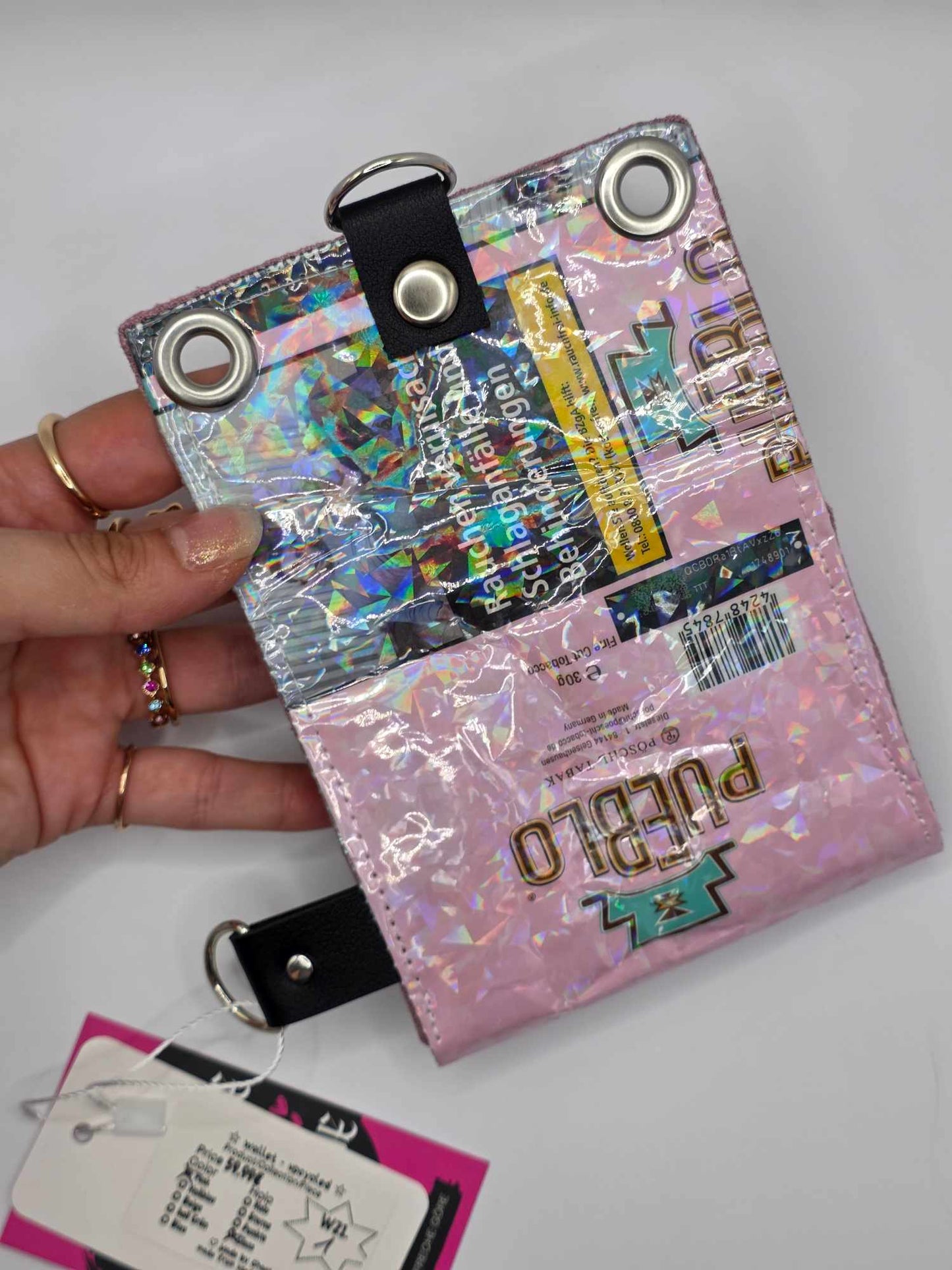 W21.1 wallet - upcycled ✨️broken glass✨️