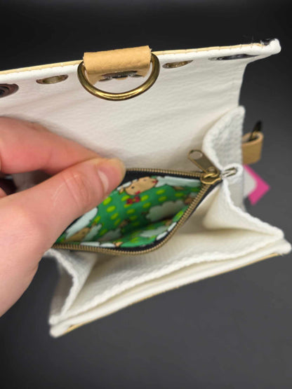 W14.7 wallet - upcycled, sheep