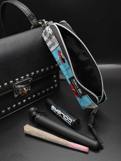 Mini Boxy Bag Charm, Joint-Carry-Bag - Upcycled