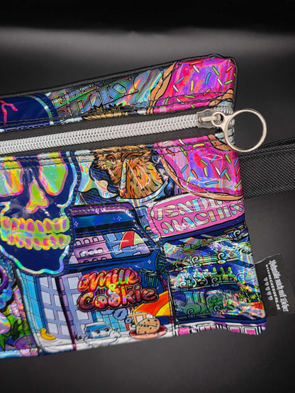 TB1.6 Trippy Zip Bag - upcycled *B-Ware*