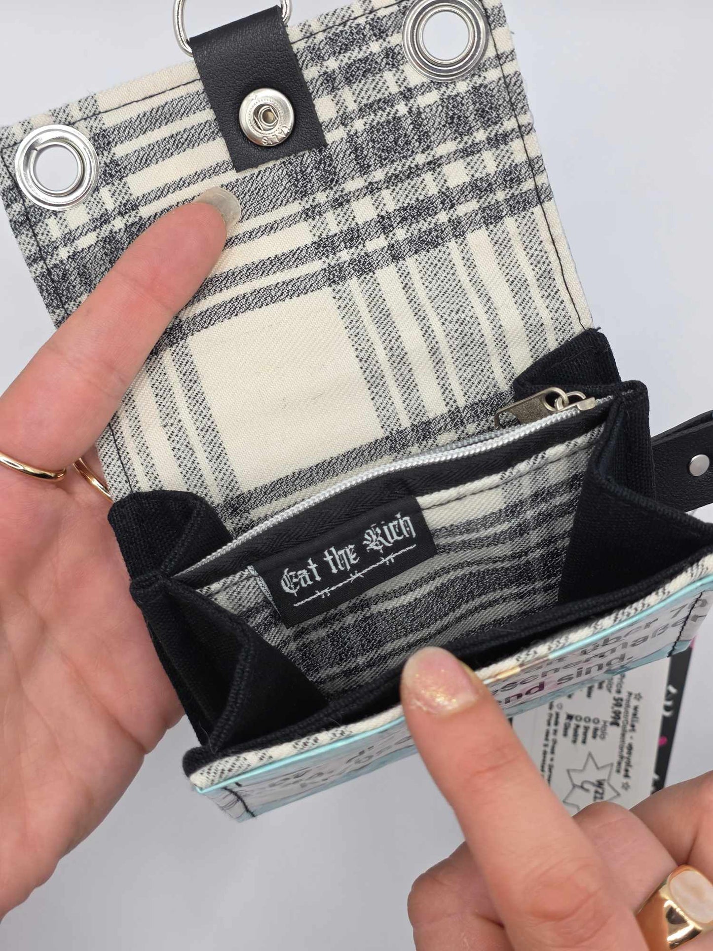 W21.4 wallet - upcycled ✨️broken glass✨️