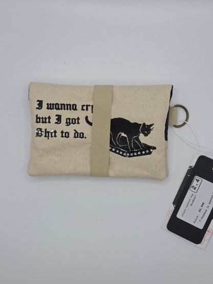 2.4 Tabacco pouch - nature - hidden cats