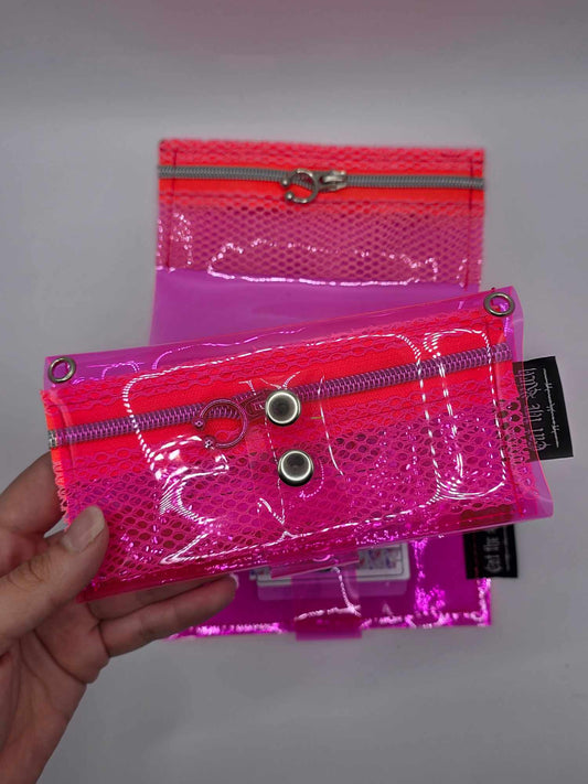Jelly Tabakbeutel, Transparent, pink