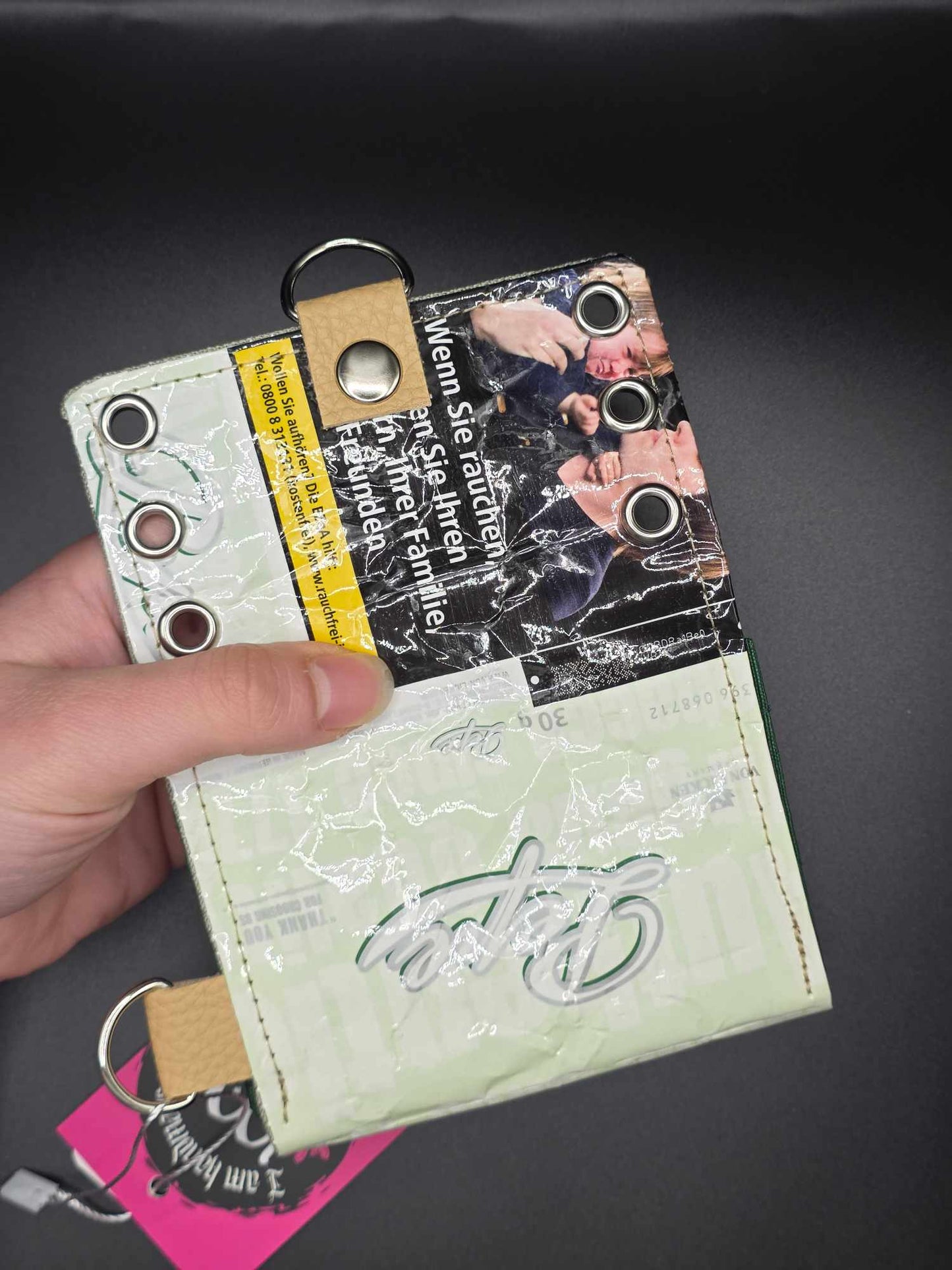 W16.10 wallet - upcycled, cats