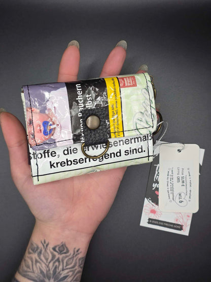 W11.6 wallet - upcycled, Cats inside