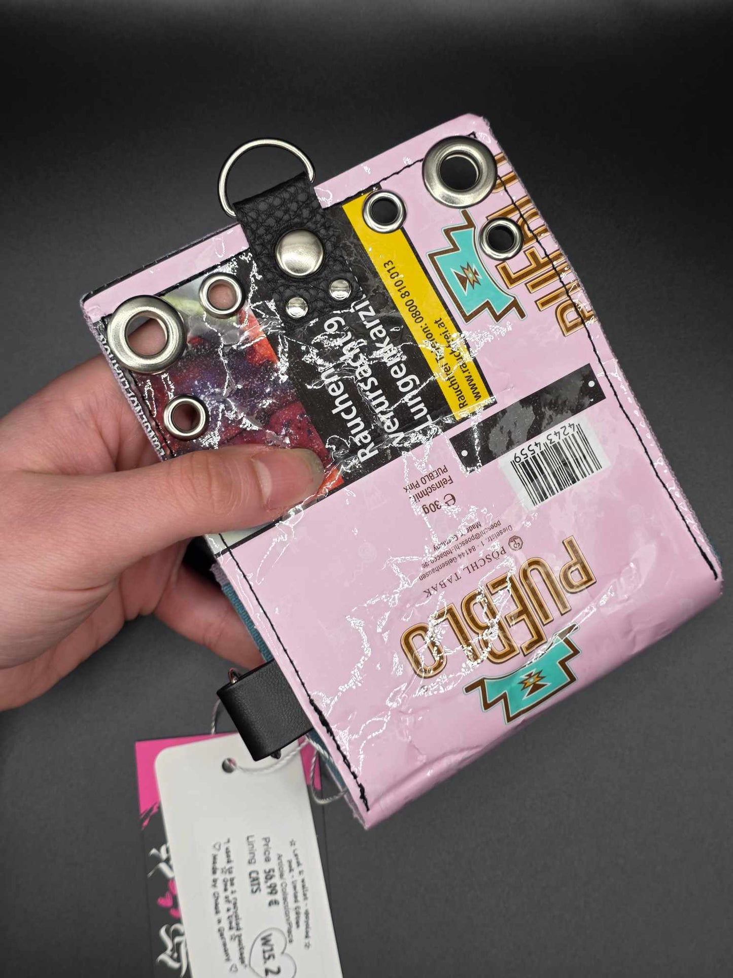 W15.2 wallet - upcycled, cats
