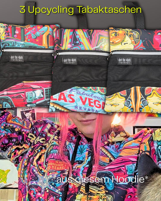 Upcycling Tabaktaschen 3 Stk.