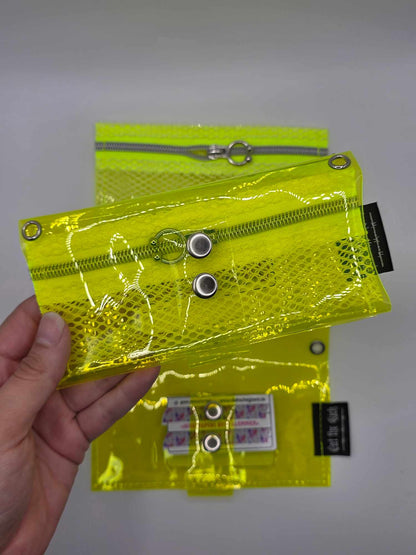 Jelly Tabakbeutel, Transparent, neon gelb