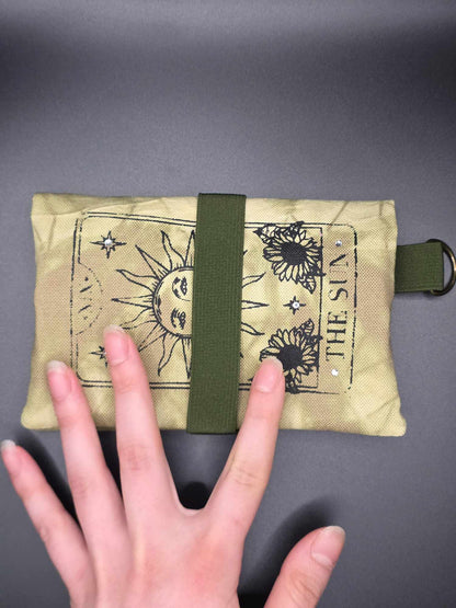 TT13.7 Tabacco pouch, Tarot cards - Rhinestones