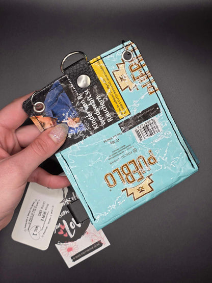 W11.1 wallet - upcycled, Cats inside