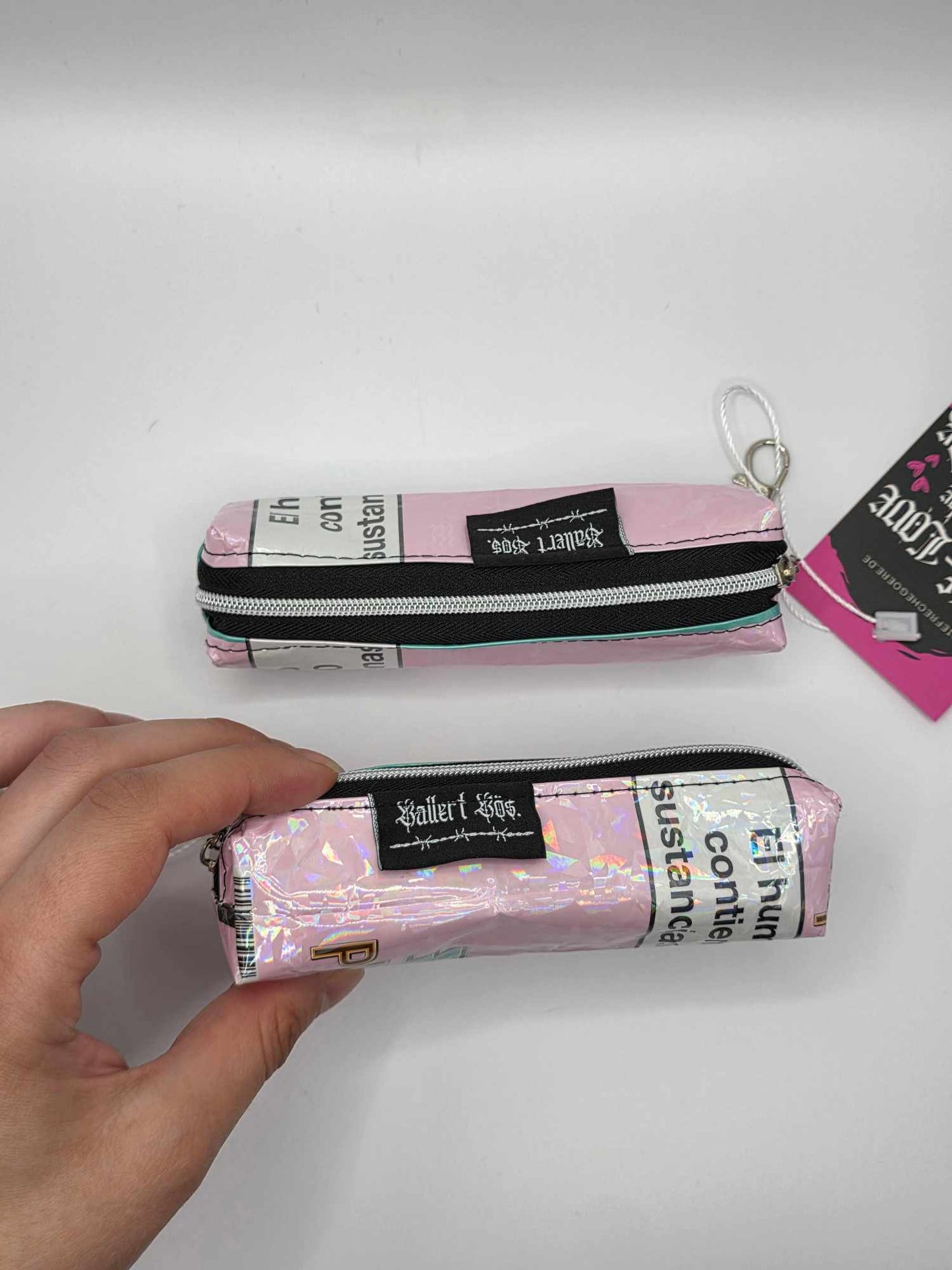 ✨️Holo✨️ Mini Boxy Bag Charm, Joint-Carry-Bag - Upcycled, verschiedene Farben