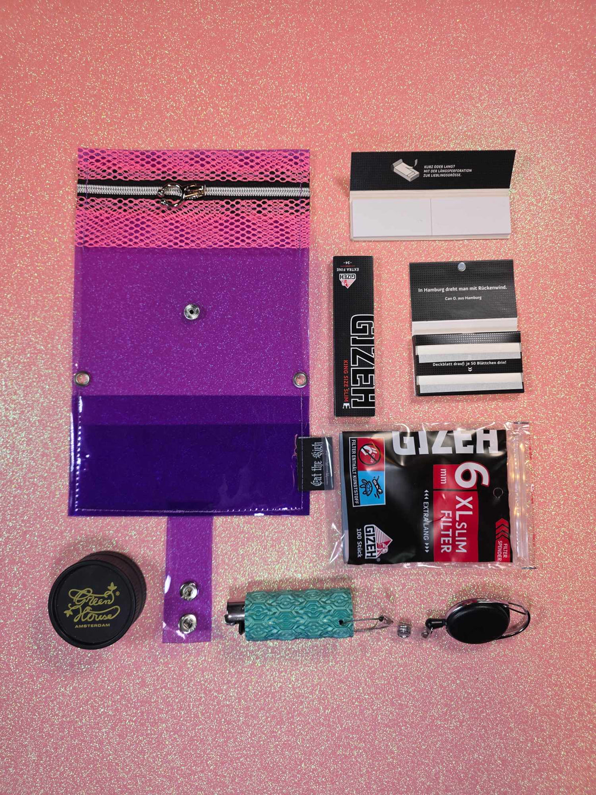 Jelly Tabakbeutel, Transparent, lila