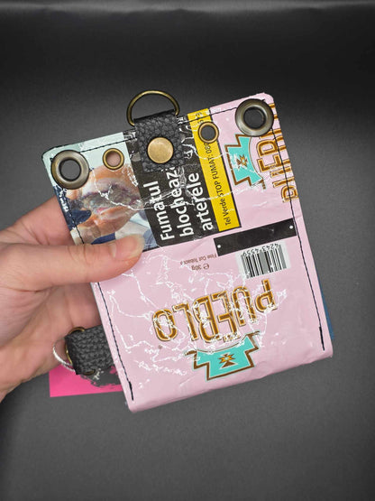 W16.4 wallet - upcycled, cats