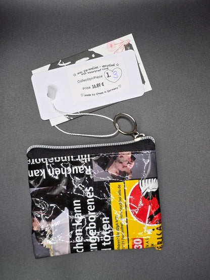 Mini zip wallets - Upcycled