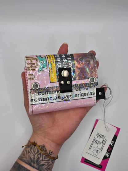 W19.3 wallet - upcycled ✨️holo broken glass✨️