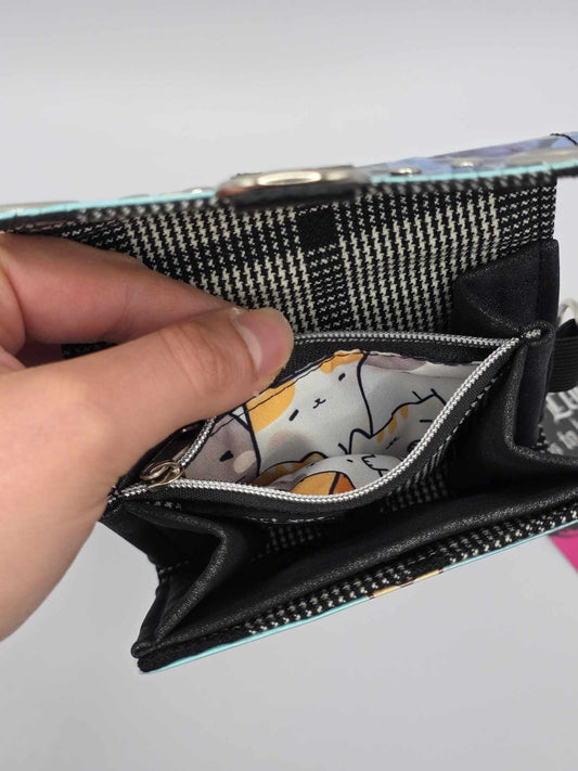 W18.5 wallet - upcycled ✨️holo glas✨️