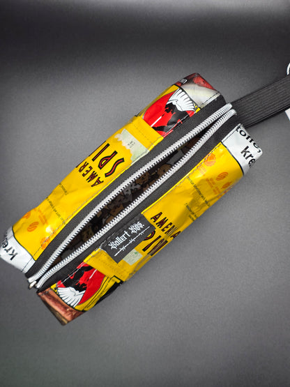 Upcycled Boxy Bag - Pencil Case