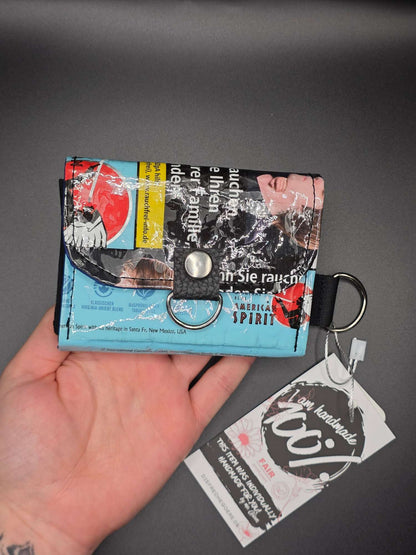 W12.5 wallet - upcycled, Hallo Katze