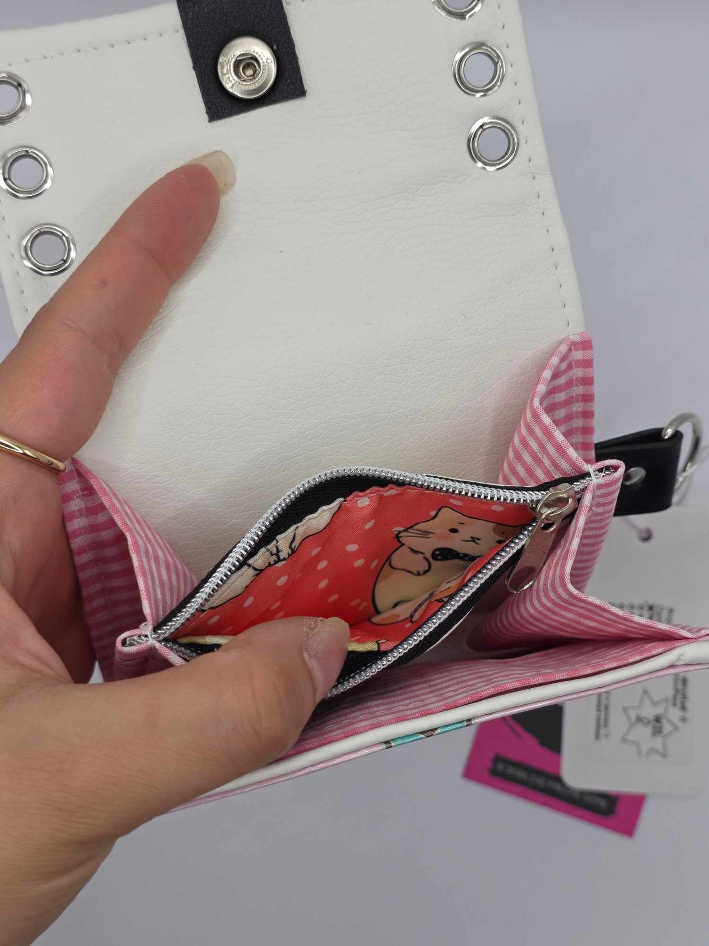 W21.2 wallet - upcycled ✨️Pünktchen✨️